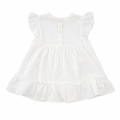 White Ribbon Frock