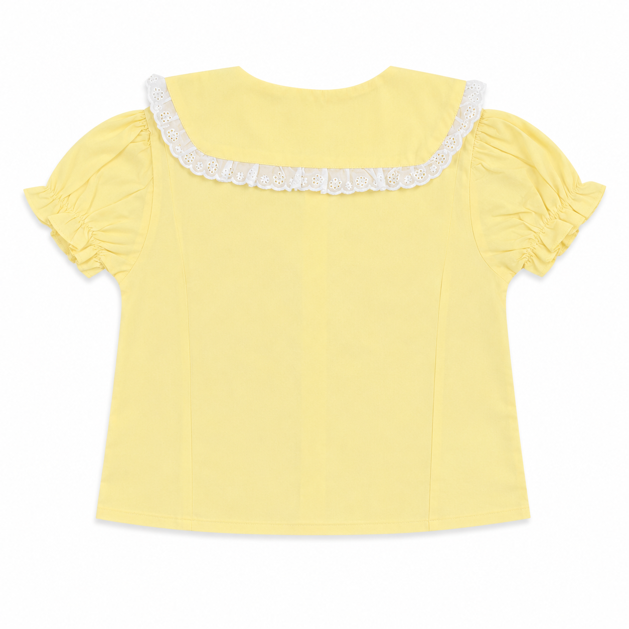 Embroidery Collar Top