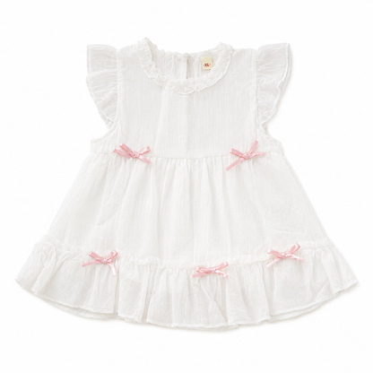 White Ribbon Frock
