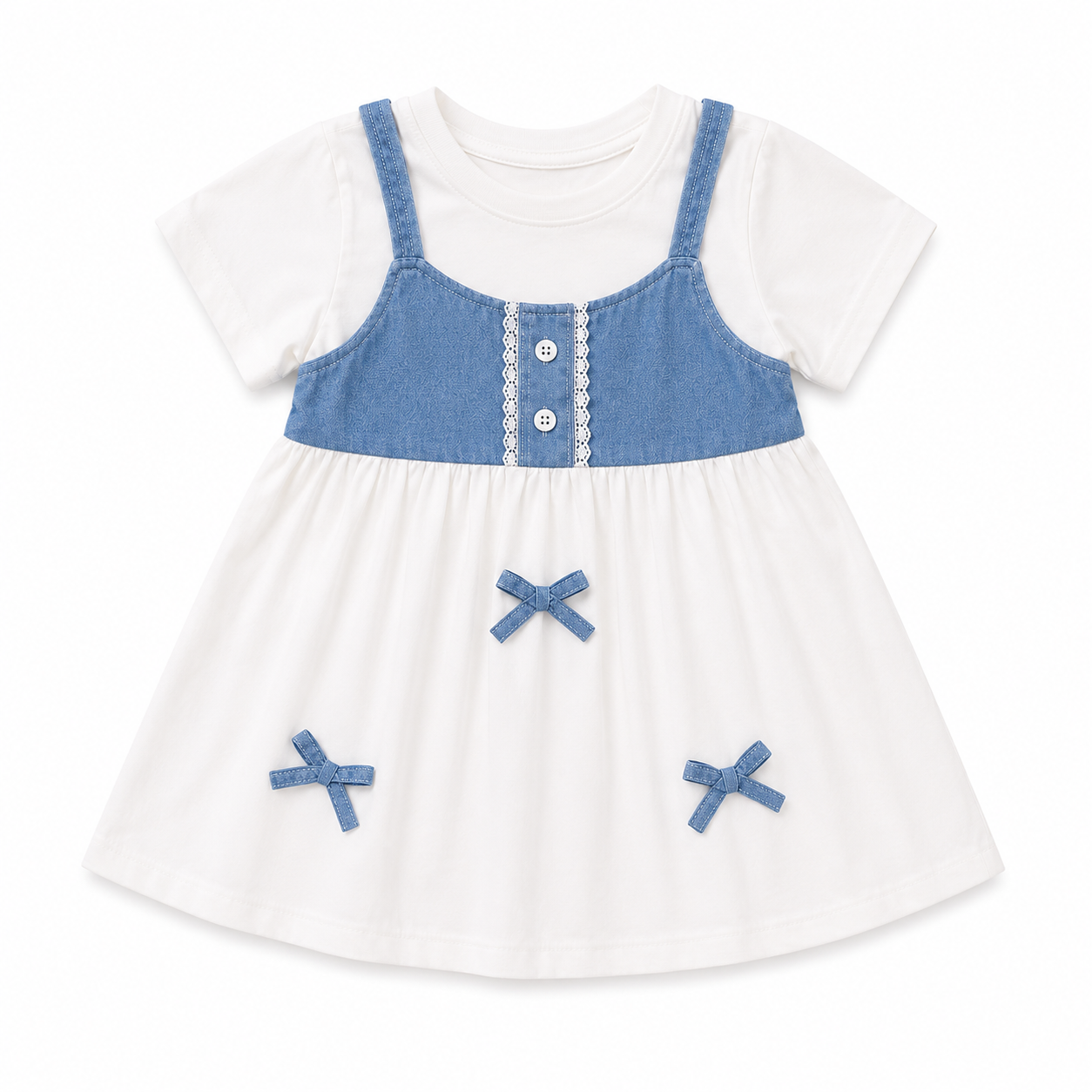 Denim Bow Frock