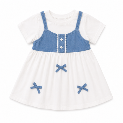 Denim Bow Frock