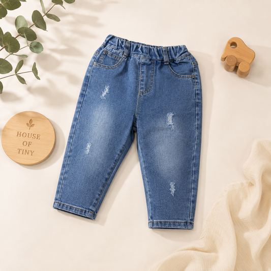 Distressed Ripped Jeans