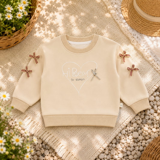 Cream Hi Bear Sweatshirt