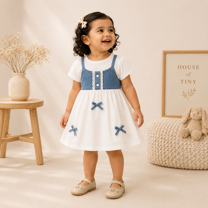 Denim Bow Frock