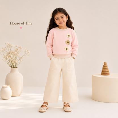Pink Daisy Sweatshirt
