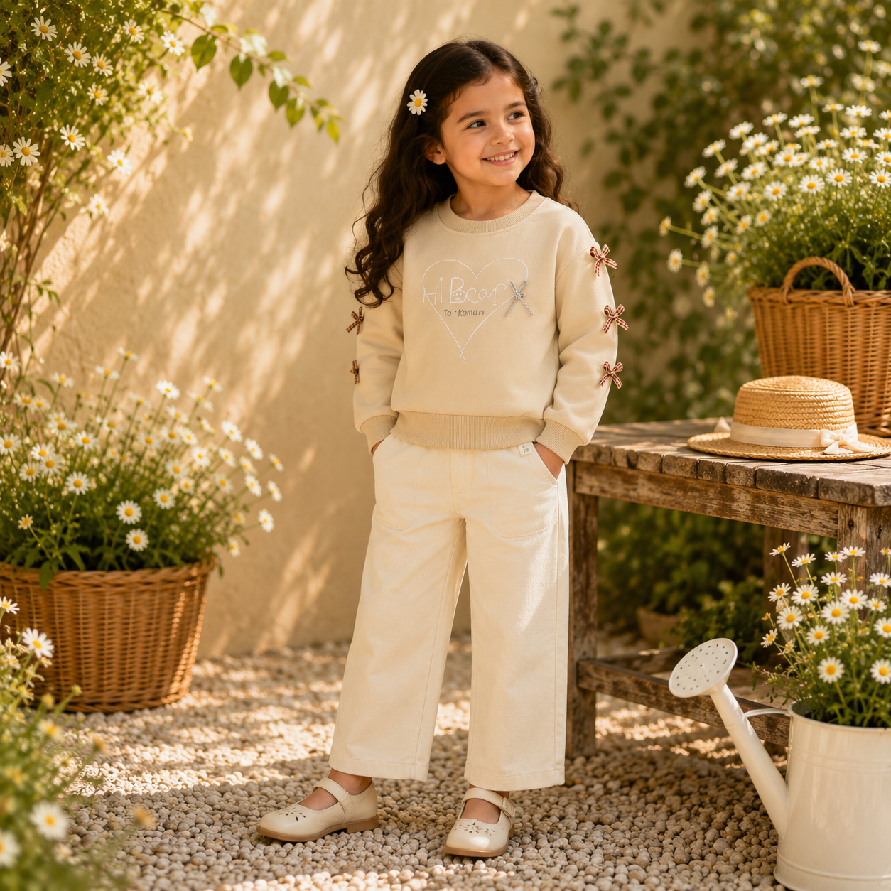 Cream Hi Bear Sweatshirt