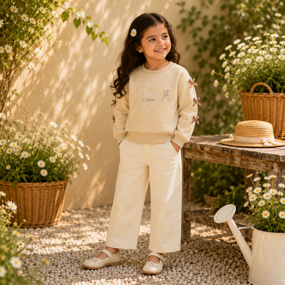 Cream Hi Bear Sweatshirt