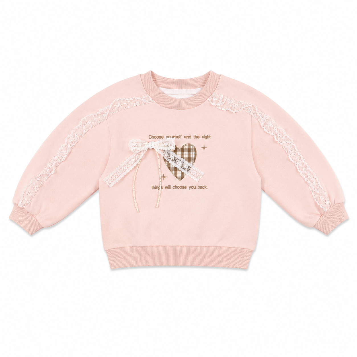 Pink Lace Trim Co-ord Set