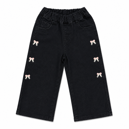 All-Over Bow Jeans