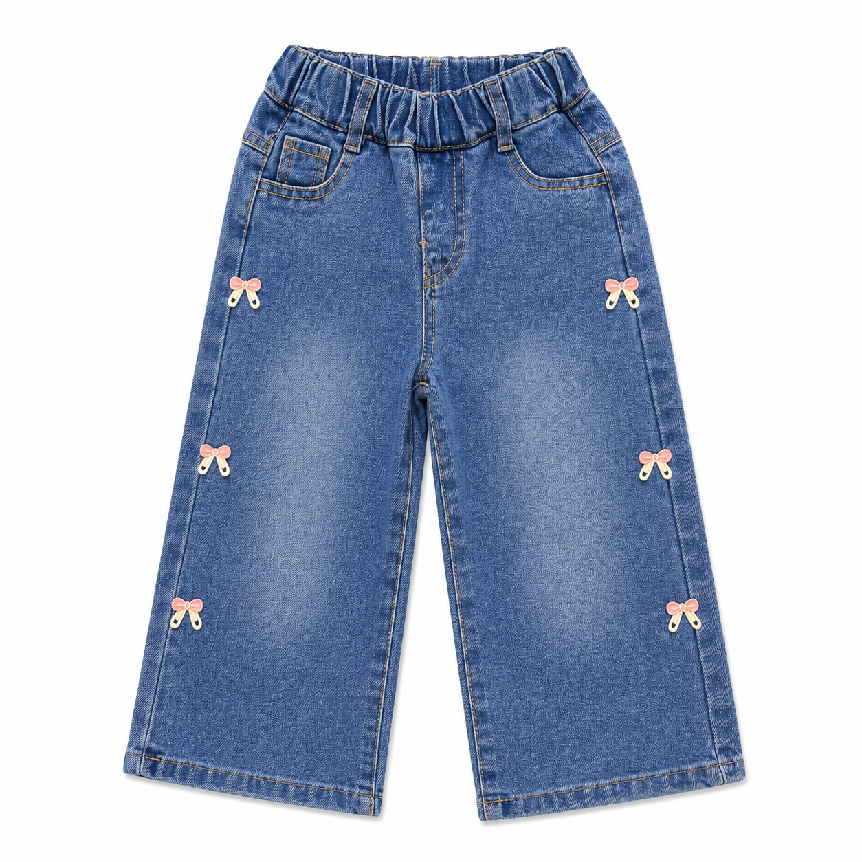 All-Over Bow Jeans